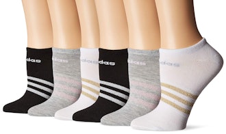 Adidas Women's Superlite No-Show Socks (6-Pack)