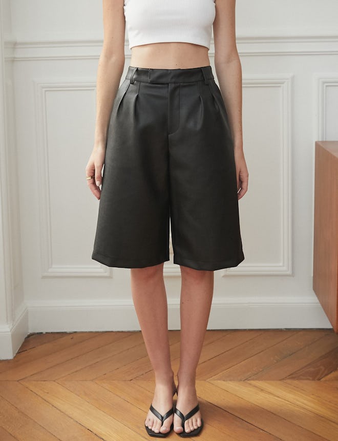 Riley Leather Culottes