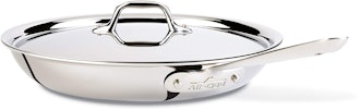 All-Clad 12-Inch Stainless Steel Fry Pan With Lid