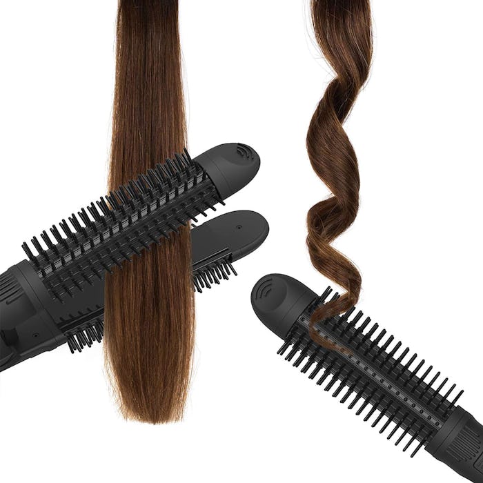xtava 3-in-1 Hair Straightener, Curler, and Brush