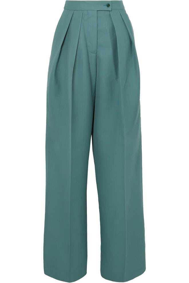 Pristine Woven Wide-Leg Pants