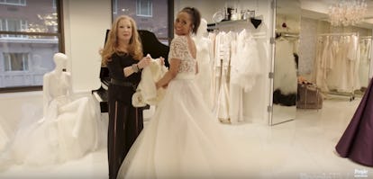 Bachelorette Rachel Lindsay Wore A Crop Top Wedding Dress For Her