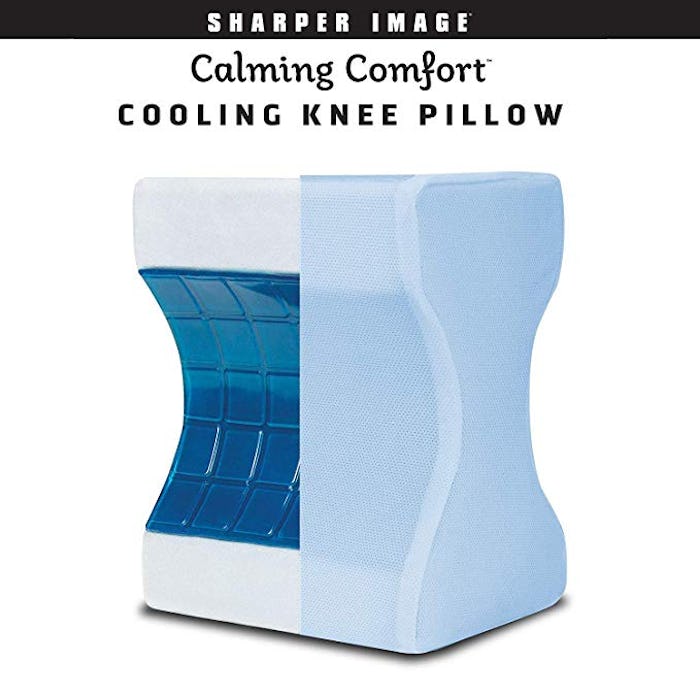 Sharper Image Calming Comfort Cooling Knee Pillow