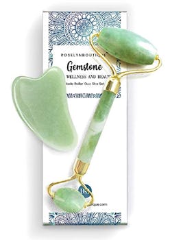 Roselyn Boutique Jade Roller & Gua Sha Set