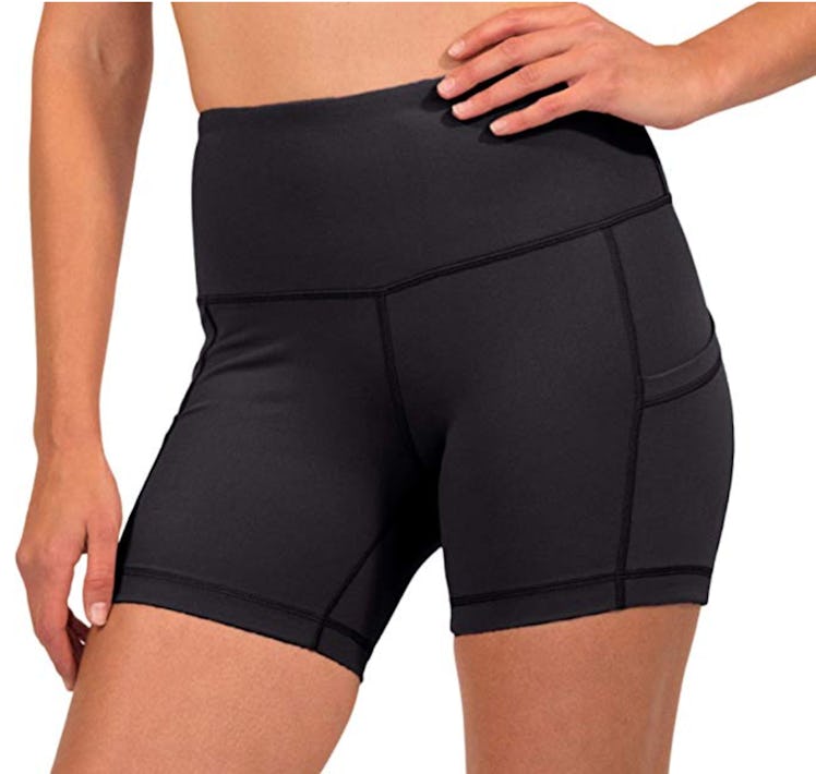 90 Degree By Reflex High Waist Power Flex Yoga Shorts