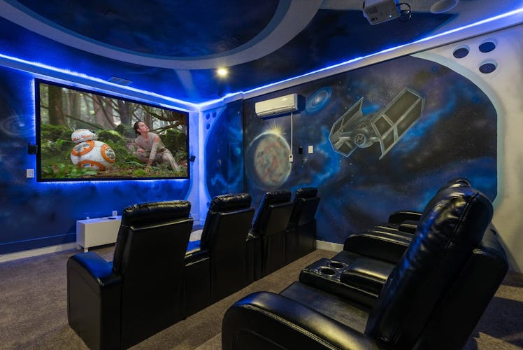 This Disney-themed Airbnb has a Star Wars theater.