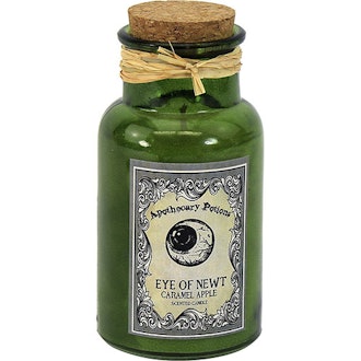 Apothecary Jar Candle with Caramel Apple Scent