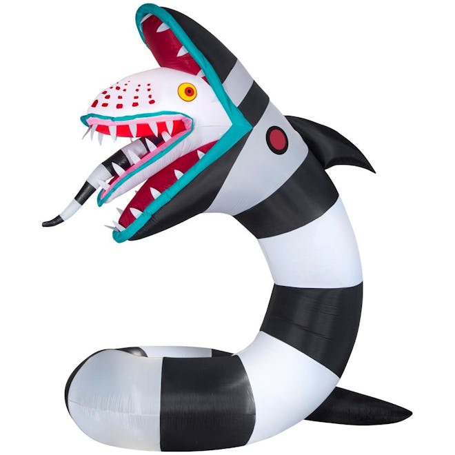 9.5 ft. Pre-Lit Inflatable Animated Beetlejuice Sandworm WB Airblown