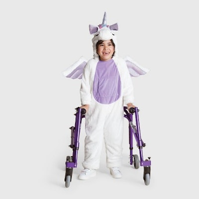  Kids Plush Adaptive Unicorn Halloween Costume