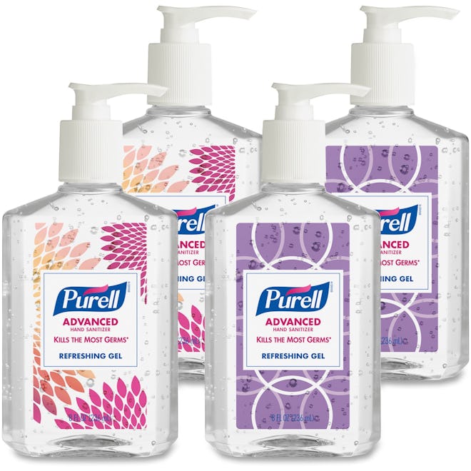 PURELL Advanced Hand Sanitizer Refreshing Gel (Pack of 4) 