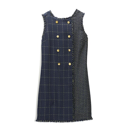 JULIA JORDAN  Dress in navy & gold