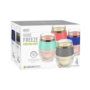 HOST Wine Freeze Cooling Cups (4-Pack)