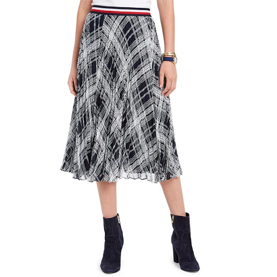 Tommy Hilfiger Plaid Pleated Skirt