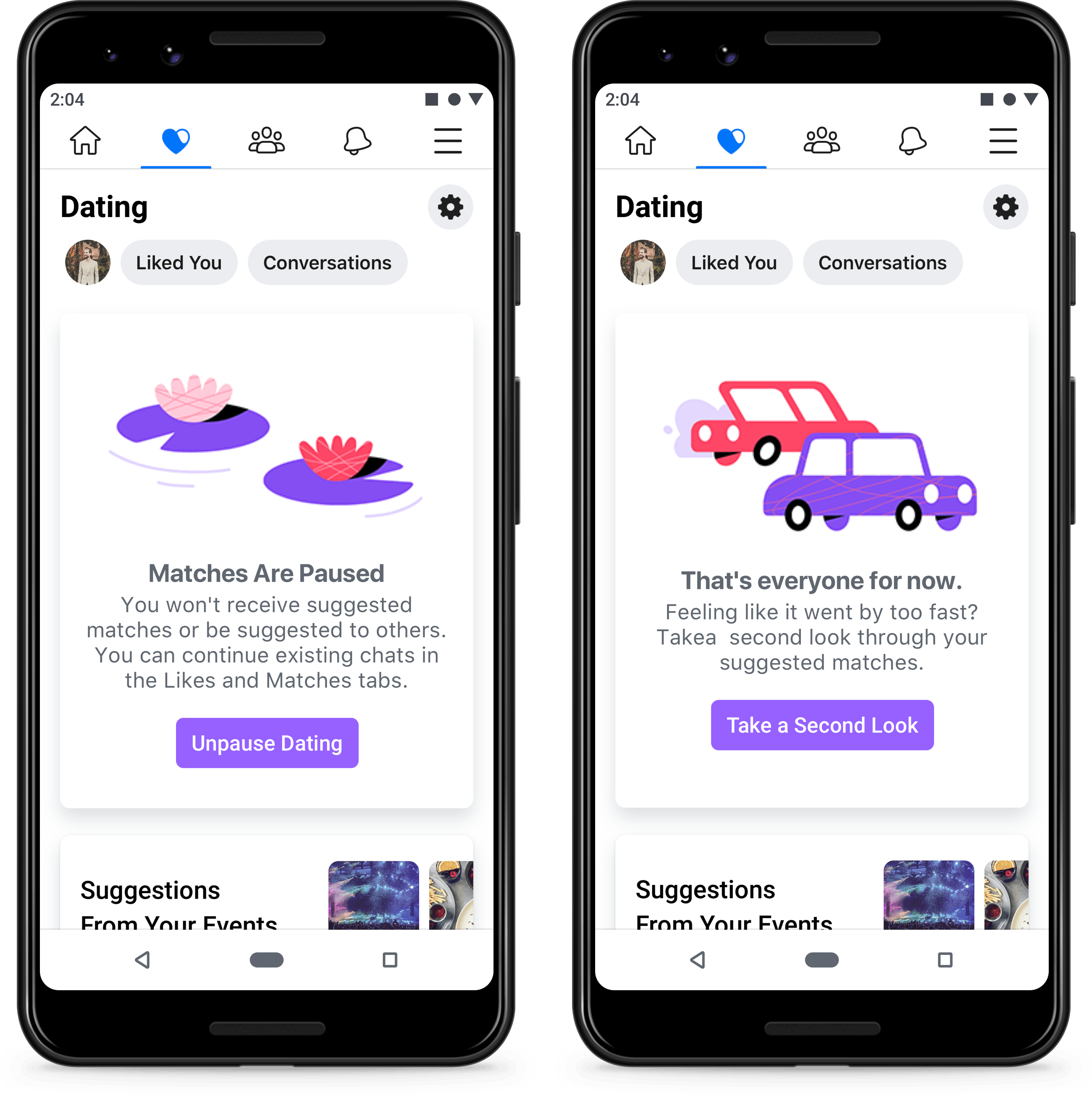 what does a match mean on facebook dating