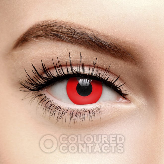 Red Blood Halloween Colored Contacts (Daily)