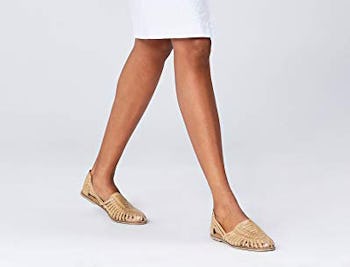 find. Plaited Leather Moccasin