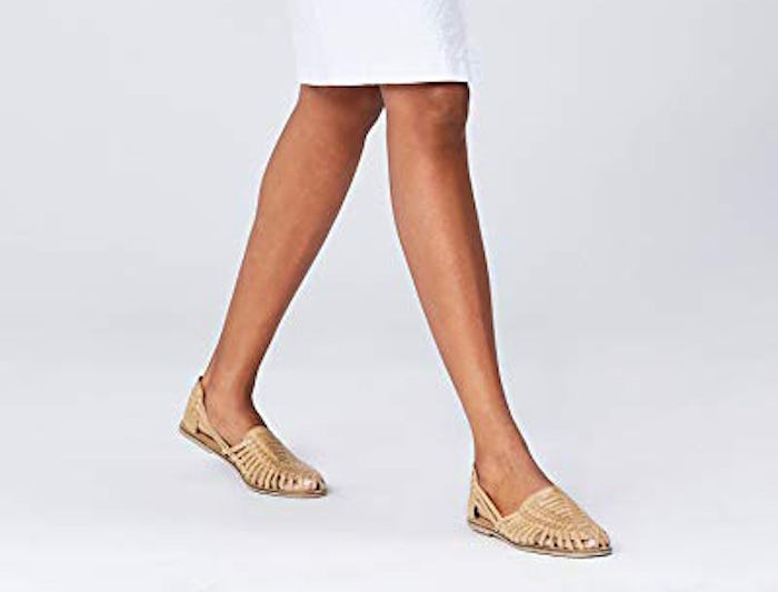 find. Plaited Leather Moccasin
