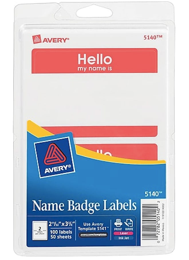 Avery Sticker Name Tags