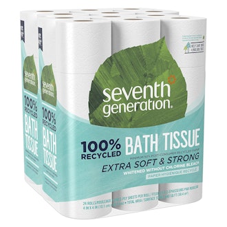 Seventh Generation 100% Recycled Bath Tissue (2-Ply, 24 Rolls) 