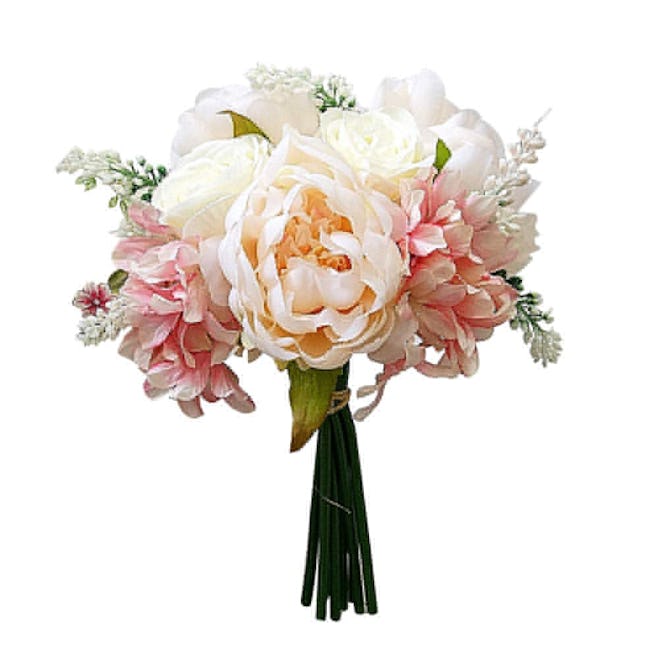 Yamalans Artificial Peony Rose Bouquet