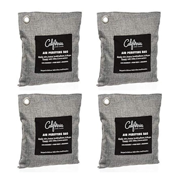 California Home Goods Bamboo Charcoal Air Purifying Bag (4-Pack)