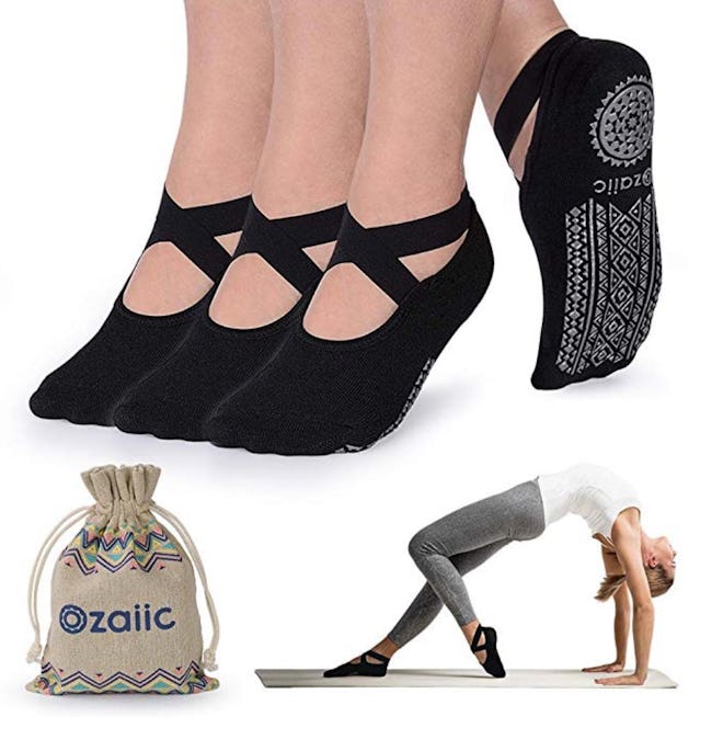 Ozaiic Yoga Socks (3 Pairs)