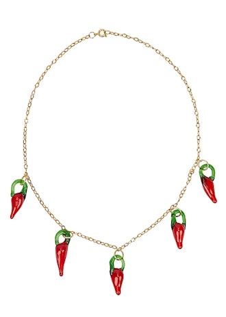 Chillies Gold-Plated Necklace
