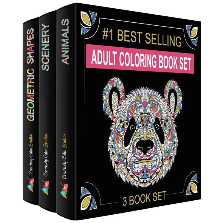 Adult Coloring Book Set