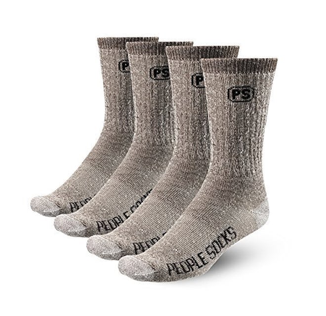PEOPLE SOCKS Merino Wool Crew Socks (4-Pack)