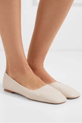 Beau Leather Ballet Flats