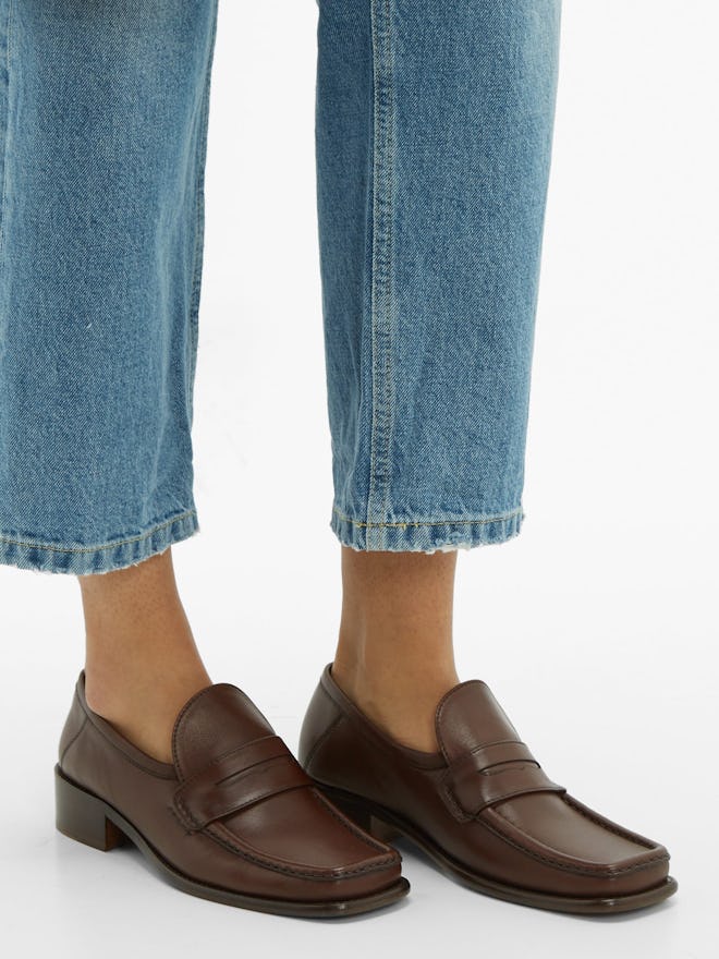 Britney Leather Loafers