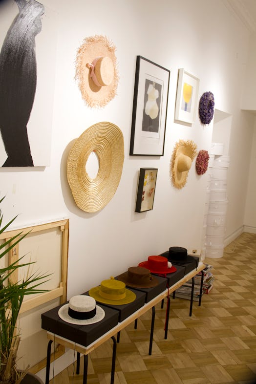 Ruslan Baginskiy the ukranian brand showcases the various hats it produces