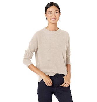 Goodthreads Wool Blend Thermal Stitch Crewneck Sweater