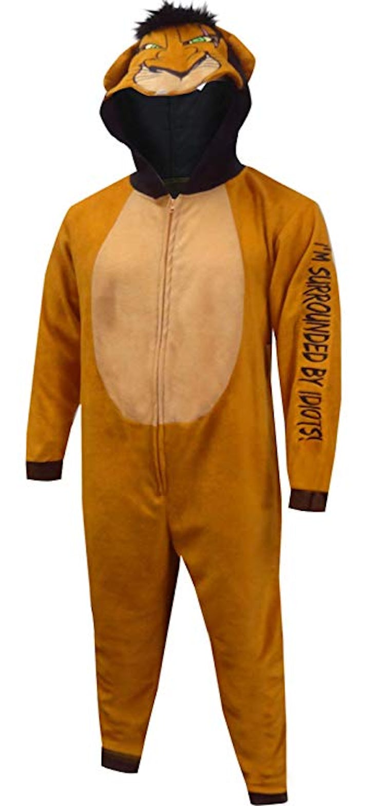 Men's Lion King Scar the Villain Onesie Pajama