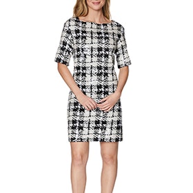 Laundry by Shelli Segal Sequined Plaid Shift Dress