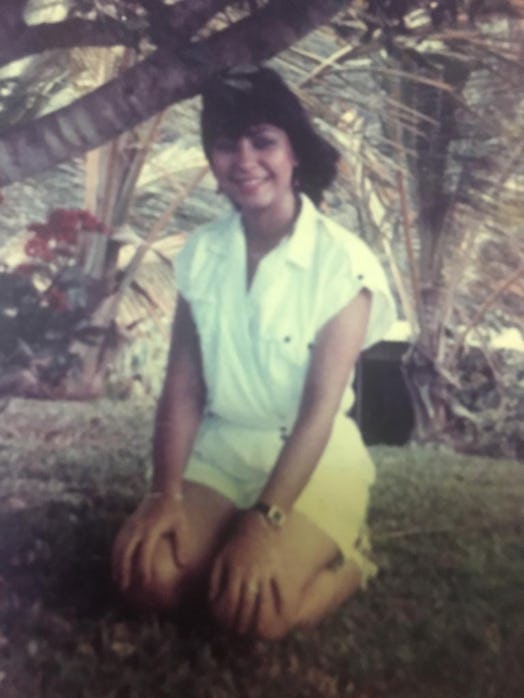 Frances Solá Santiago's mother when she was young. 