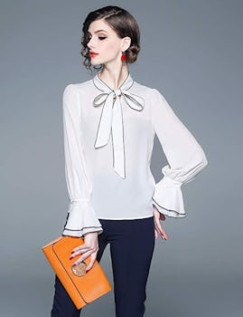 Tie Neck Blouse