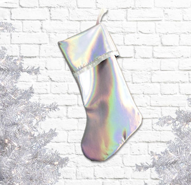 Holographic Christmas Stocking