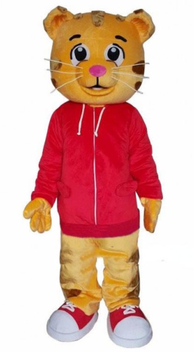 Cartoon Tiger Mascot Costume