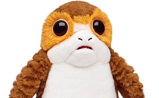 stuffed porg character from build-a-bear