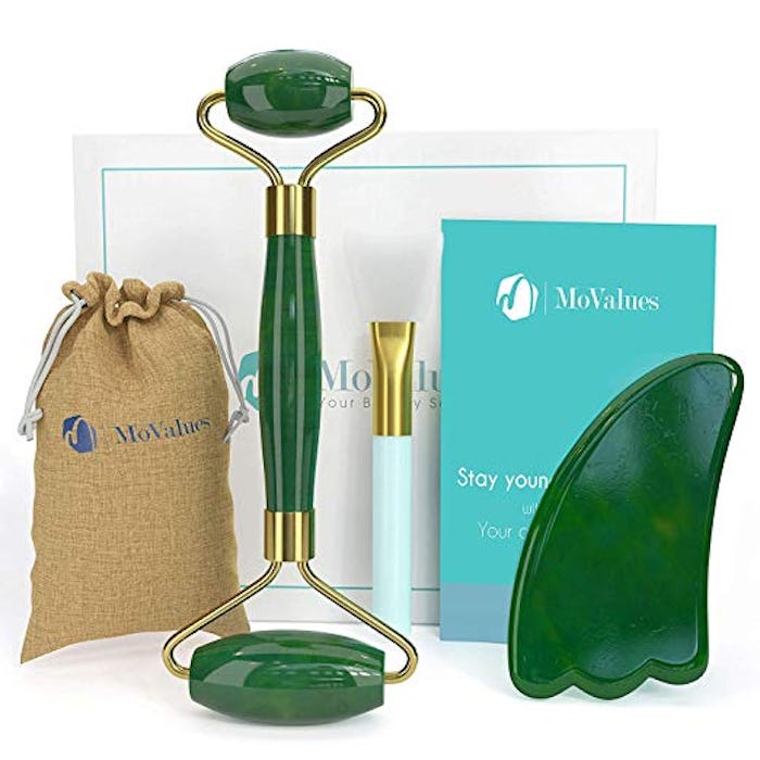 MoValues Jade Roller Set 