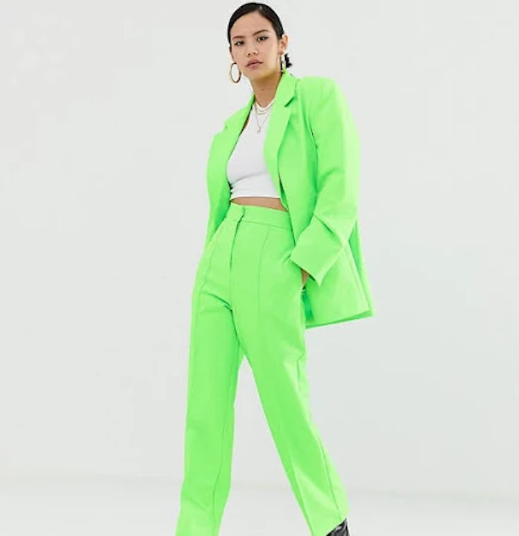 COLLUSION Pants in Neon-Green