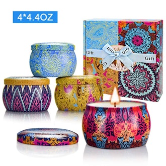 Yinuo Scented Candles (4-Piece Set)