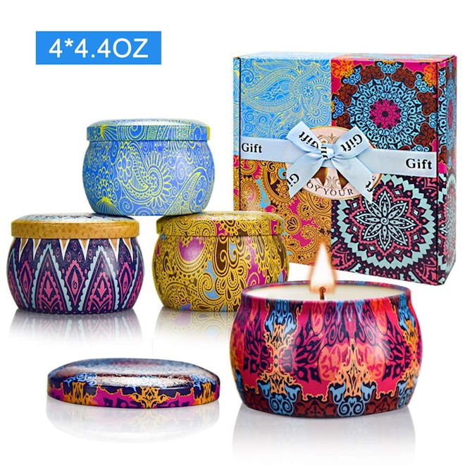 Yinuo Scented Candles (4-Piece Set)