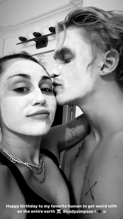 Miley Cyrus’ Birthday Instagrams For Cody Simpson are so cute and sexy all at once.