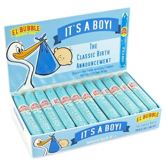 Concord Confections It's a Boy Blue Cigar Box Bubble Gum 