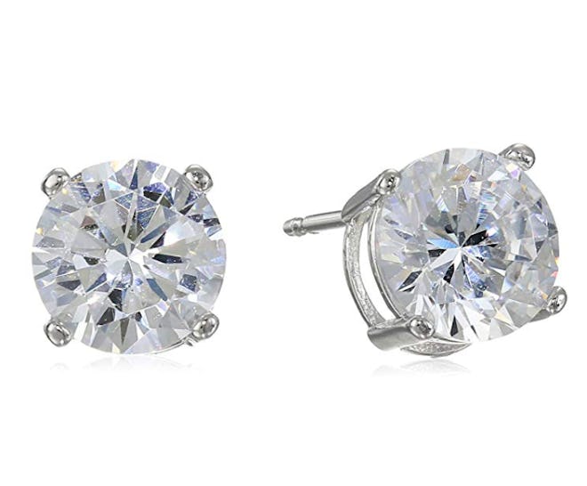 Amazon Essentials Cubic Zirconia Stud Earrings