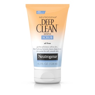 Neutrogena Deep Clean Gentle Facial Scrub, Oil free Cleanser 4.2 fl. oz