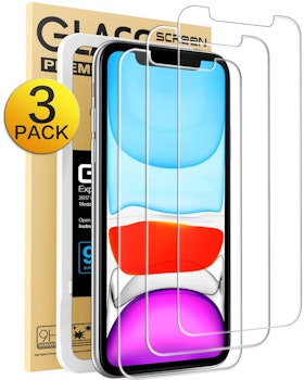 Mkeke Screen Protector, Tempered Glass Film (3-Pack)