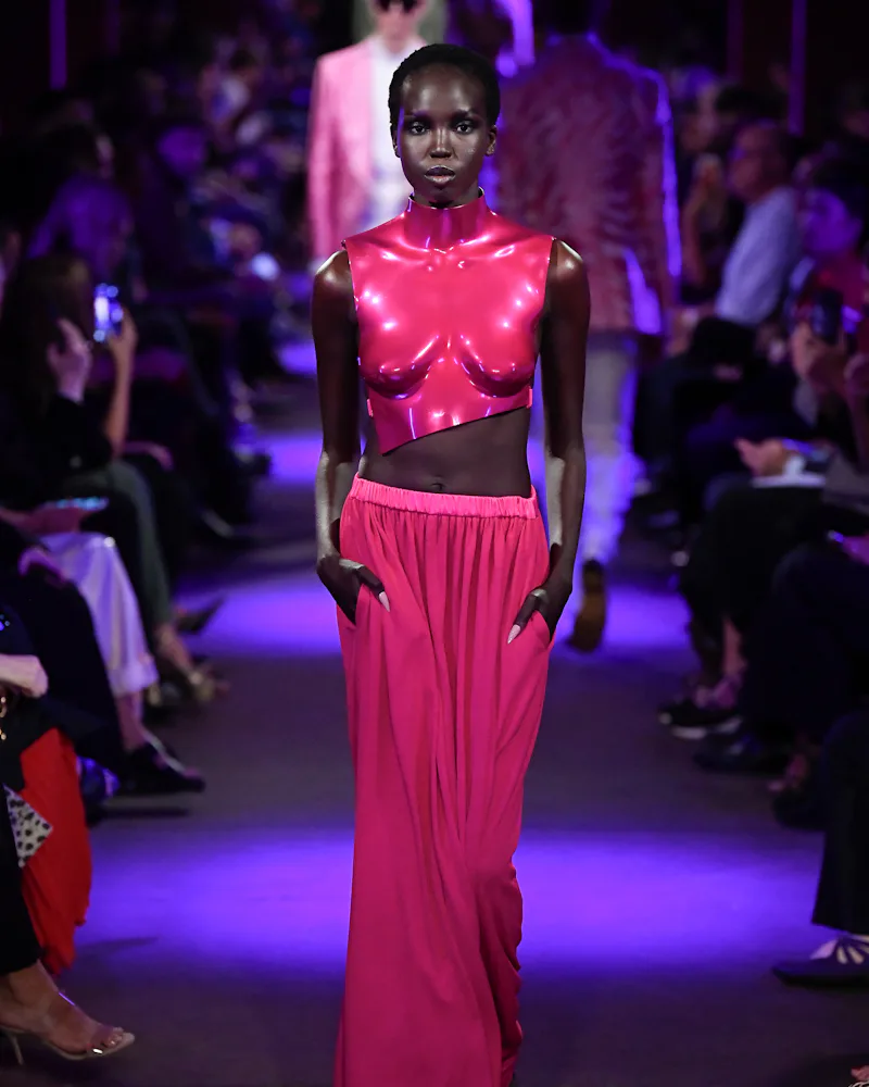 zendaya hot pink dress Zendaya Wears Pink Dress at SAG Awards 2023 Red Carpet